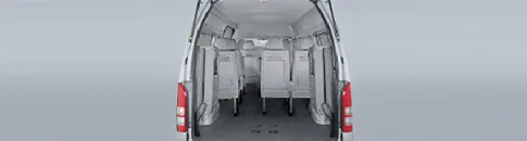 Minibus Flexible Rear Seats