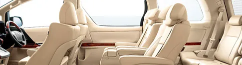 Toyota Vellfire Cab - Singapore - Seating Capacity